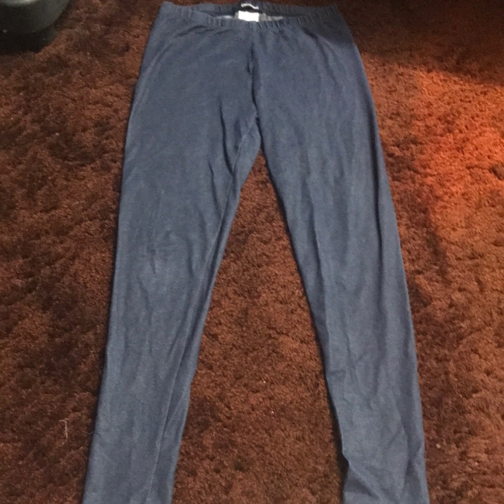 Basic Editions’s blue leggings